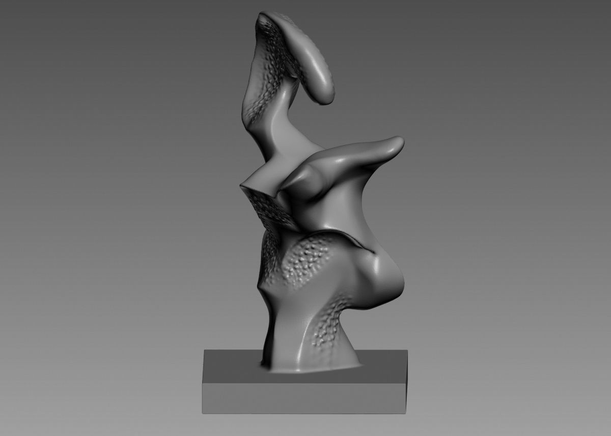 Modern Abstract Decorative sculpture 3d print model 3D print model_48
