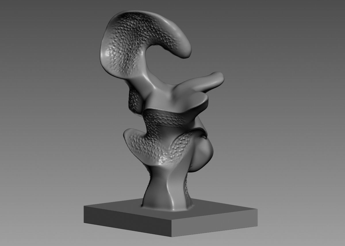 Modern Abstract Decorative sculpture 3d print model 3D print model_55