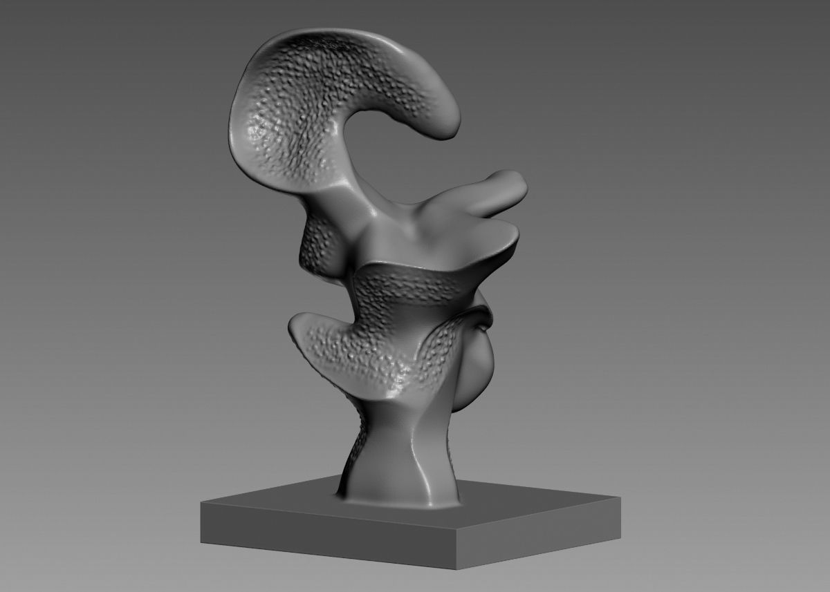 Modern Abstract Decorative sculpture 3d print model 3D print model_57