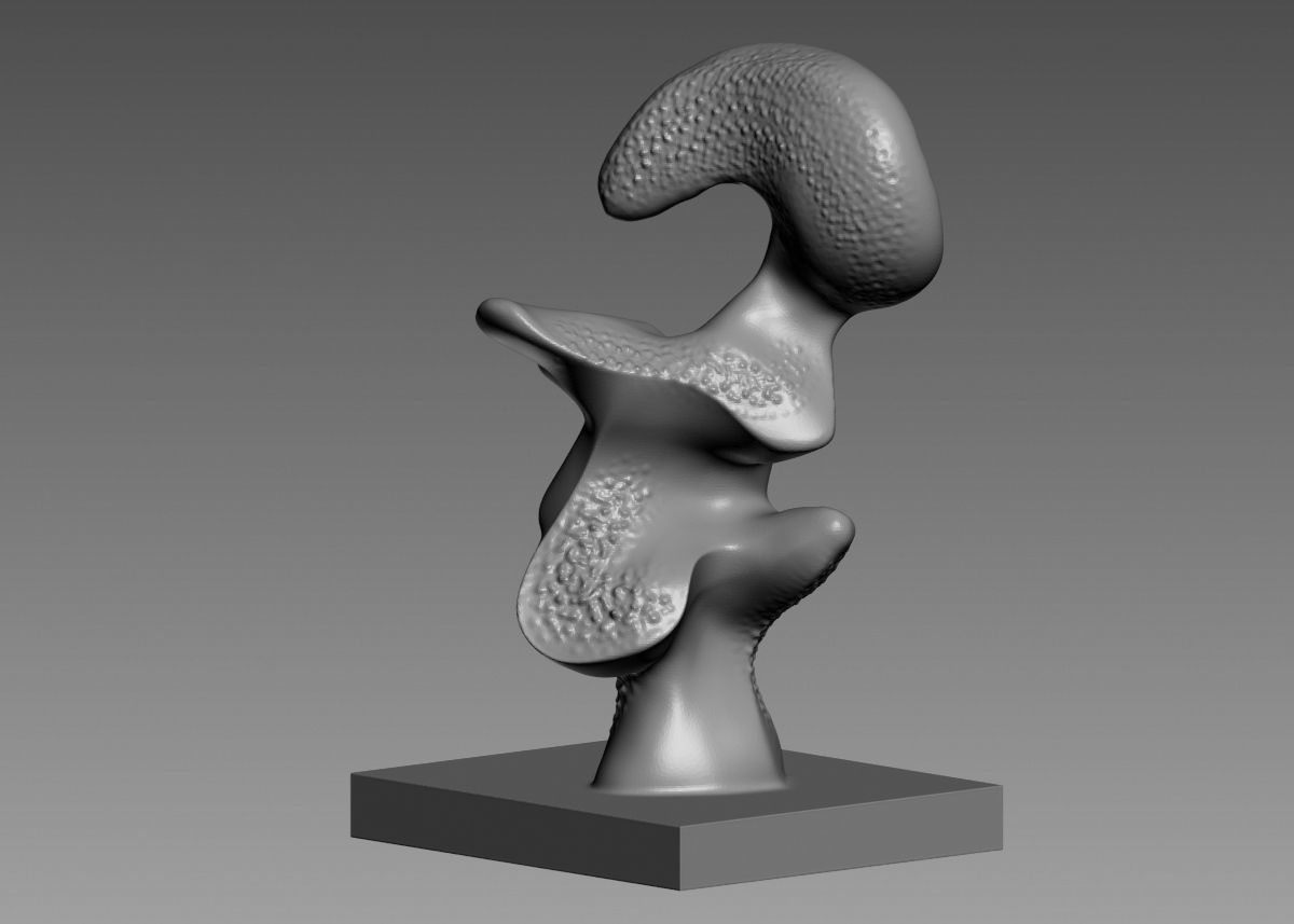 Modern Abstract Decorative sculpture 3d print model 3D print model_25