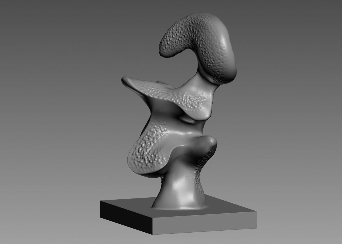 Modern Abstract Decorative sculpture 3d print model 3D print model_22