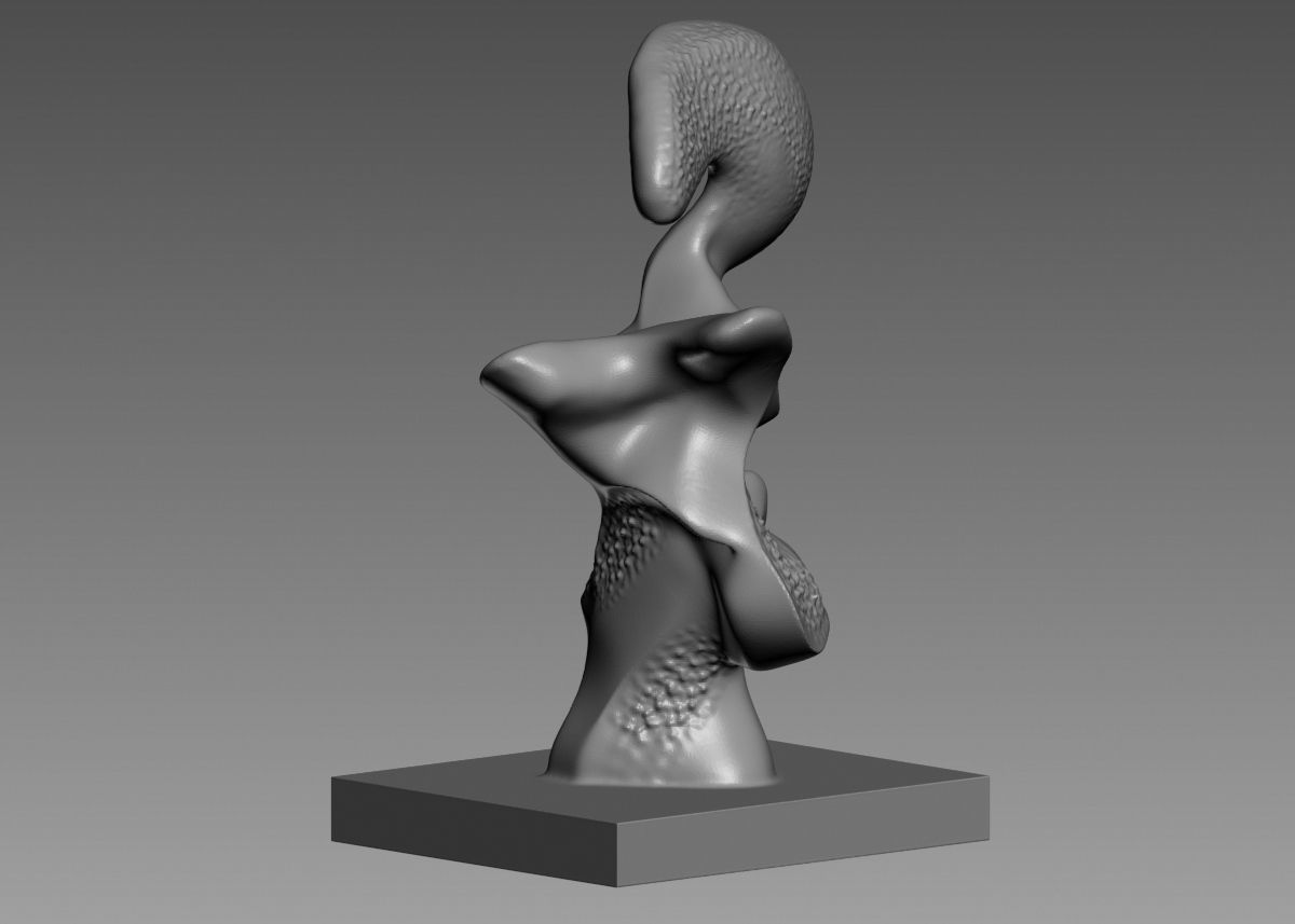 Modern Abstract Decorative sculpture 3d print model 3D print model_40