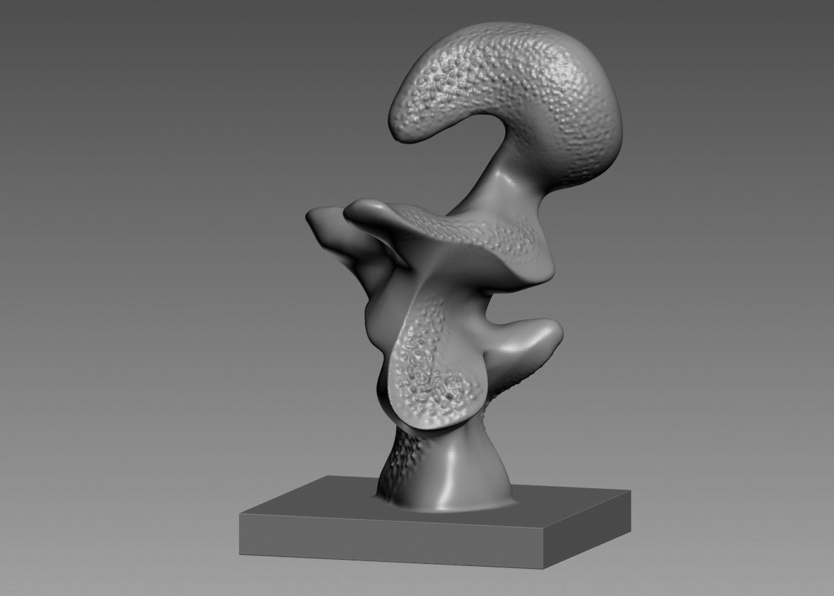 Modern Abstract Decorative sculpture 3d print model 3D print model_30