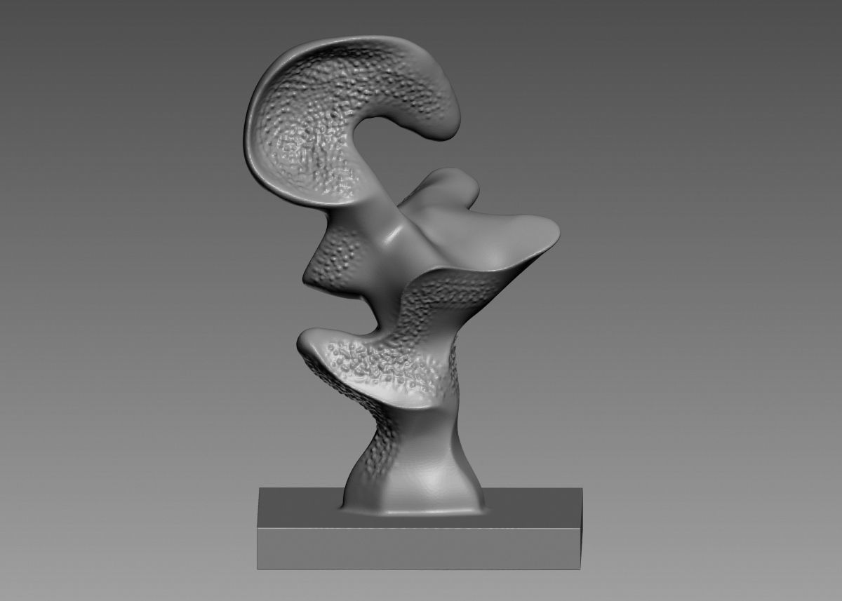 Modern Abstract Decorative sculpture 3d print model 3D print model_63