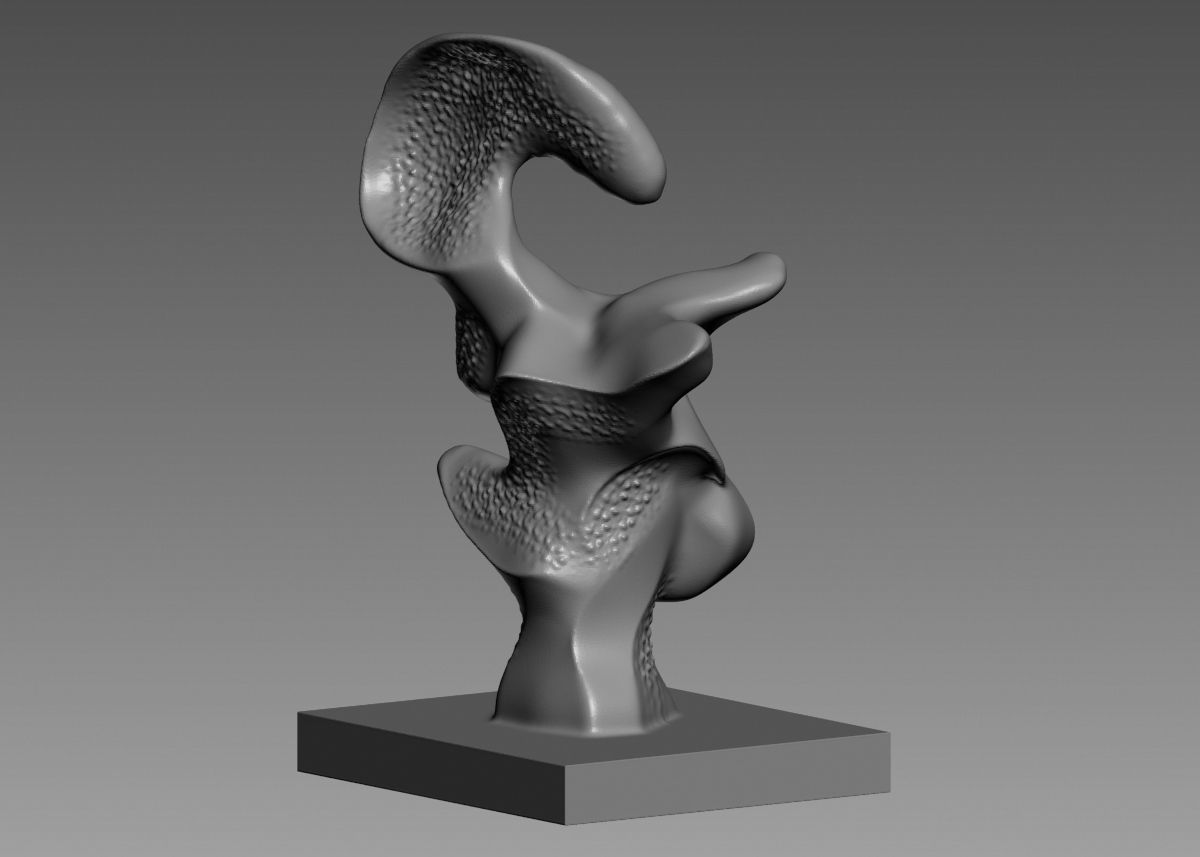 Modern Abstract Decorative sculpture 3d print model 3D print model_54