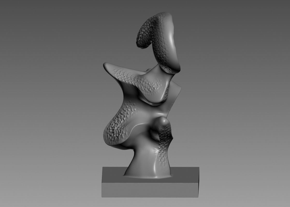 Modern Abstract Decorative sculpture 3d print model 3D print model_18