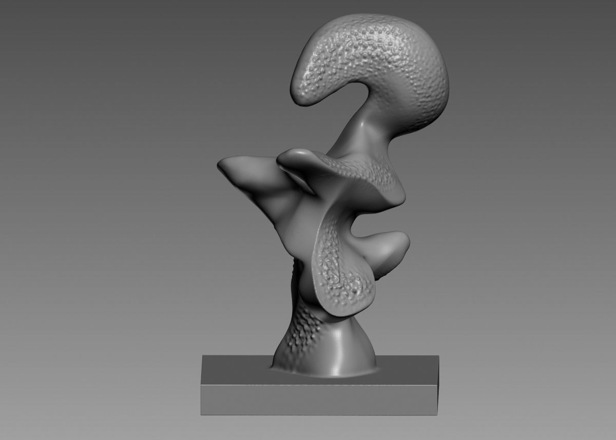 Modern Abstract Decorative sculpture 3d print model 3D print model_33
