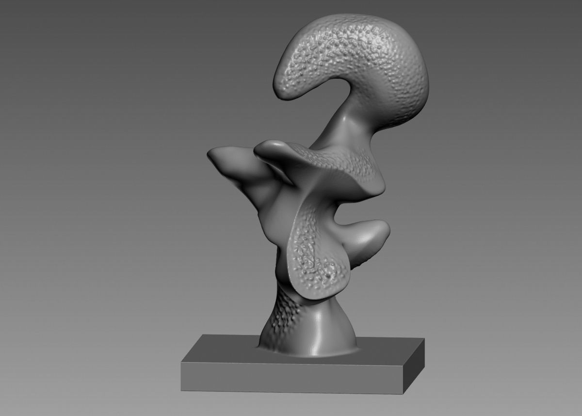 Modern Abstract Decorative sculpture 3d print model 3D print model_32