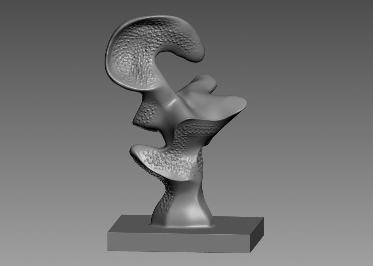 Modern Abstract Decorative sculpture 3d print model 3D print model_62