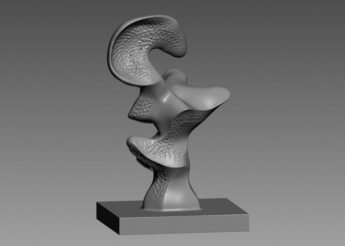 Modern Abstract Decorative sculpture 3d print model 3D print model_65