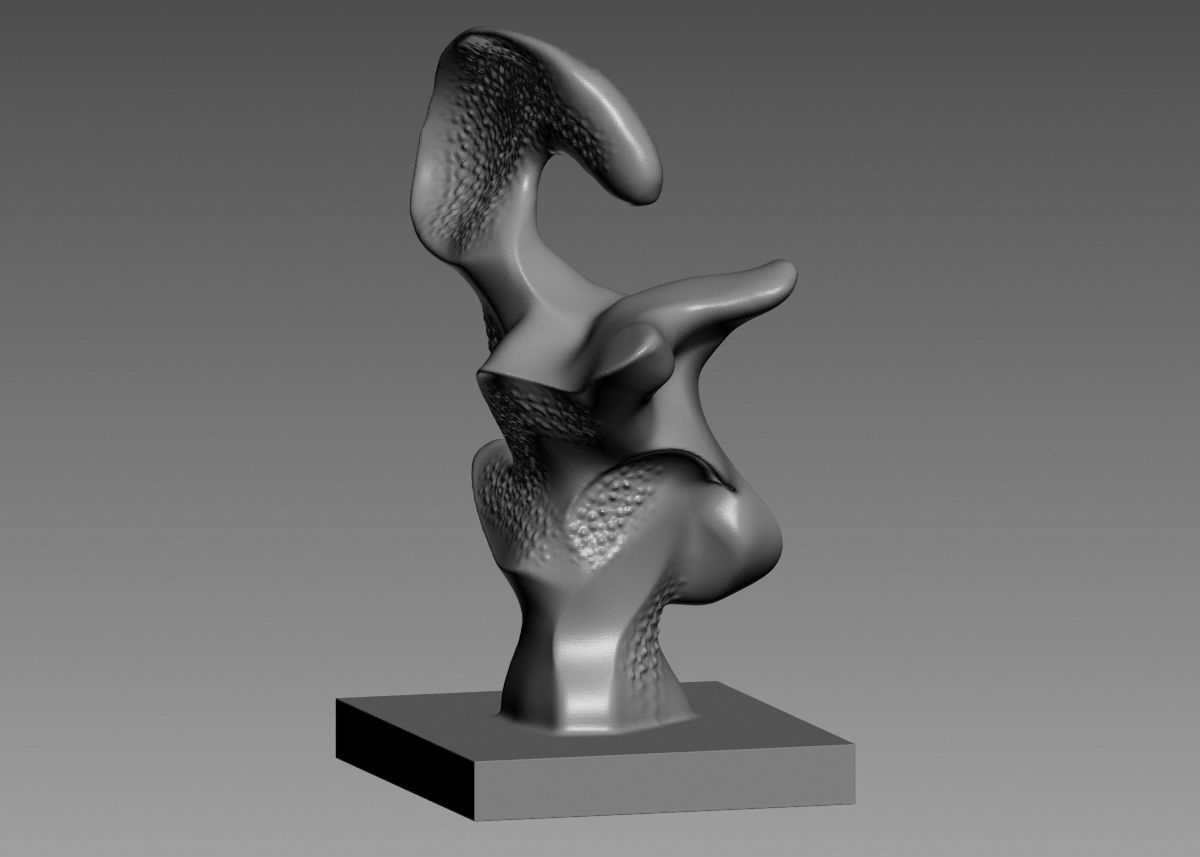 Modern Abstract Decorative sculpture 3d print model 3D print model_51