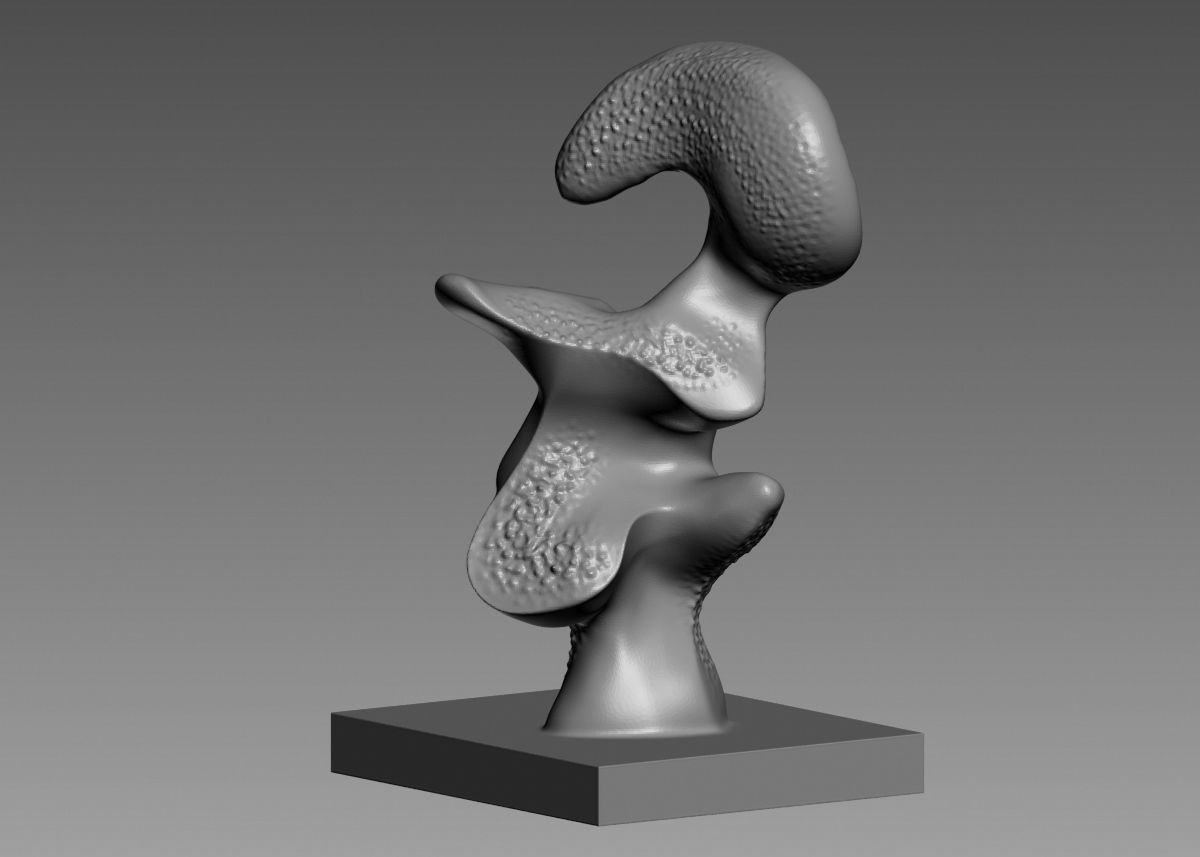 Modern Abstract Decorative sculpture 3d print model 3D print model_24