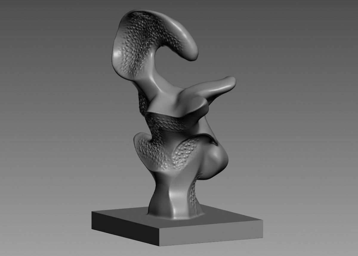 Modern Abstract Decorative sculpture 3d print model 3D print model_53