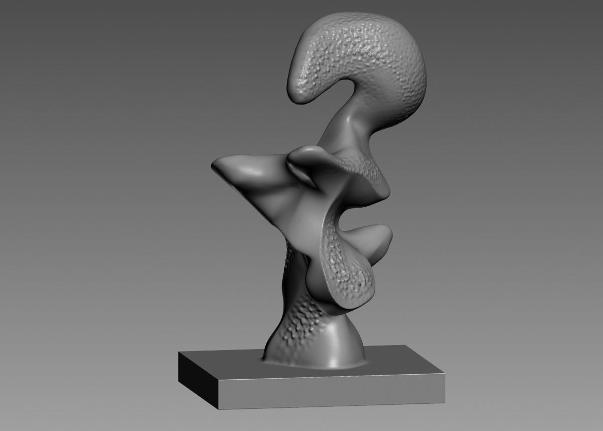 Modern Abstract Decorative sculpture 3d print model 3D print model_35