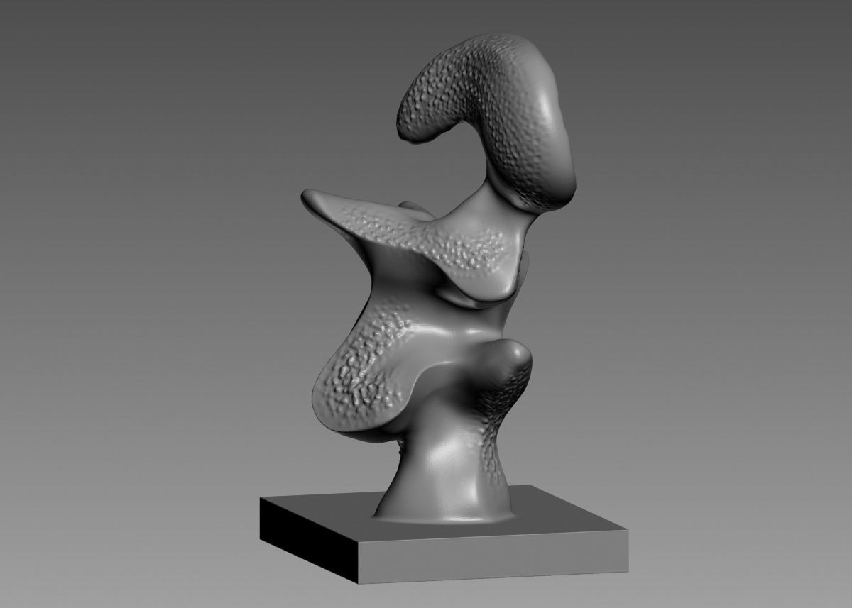 Modern Abstract Decorative sculpture 3d print model 3D print model_21