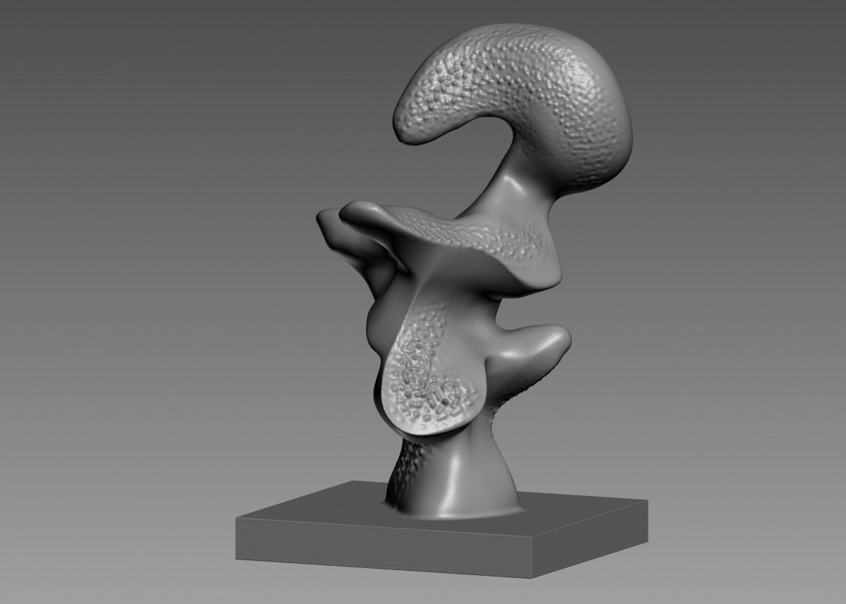 Modern Abstract Decorative sculpture 3d print model 3D print model_29