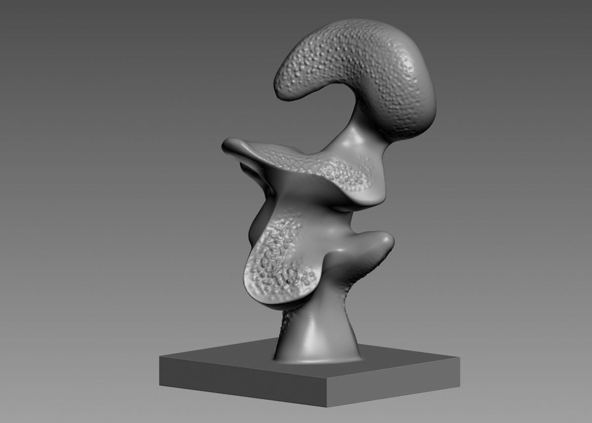 Modern Abstract Decorative sculpture 3d print model 3D print model_26