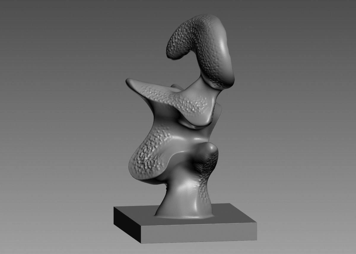 Modern Abstract Decorative sculpture 3d print model 3D print model_20