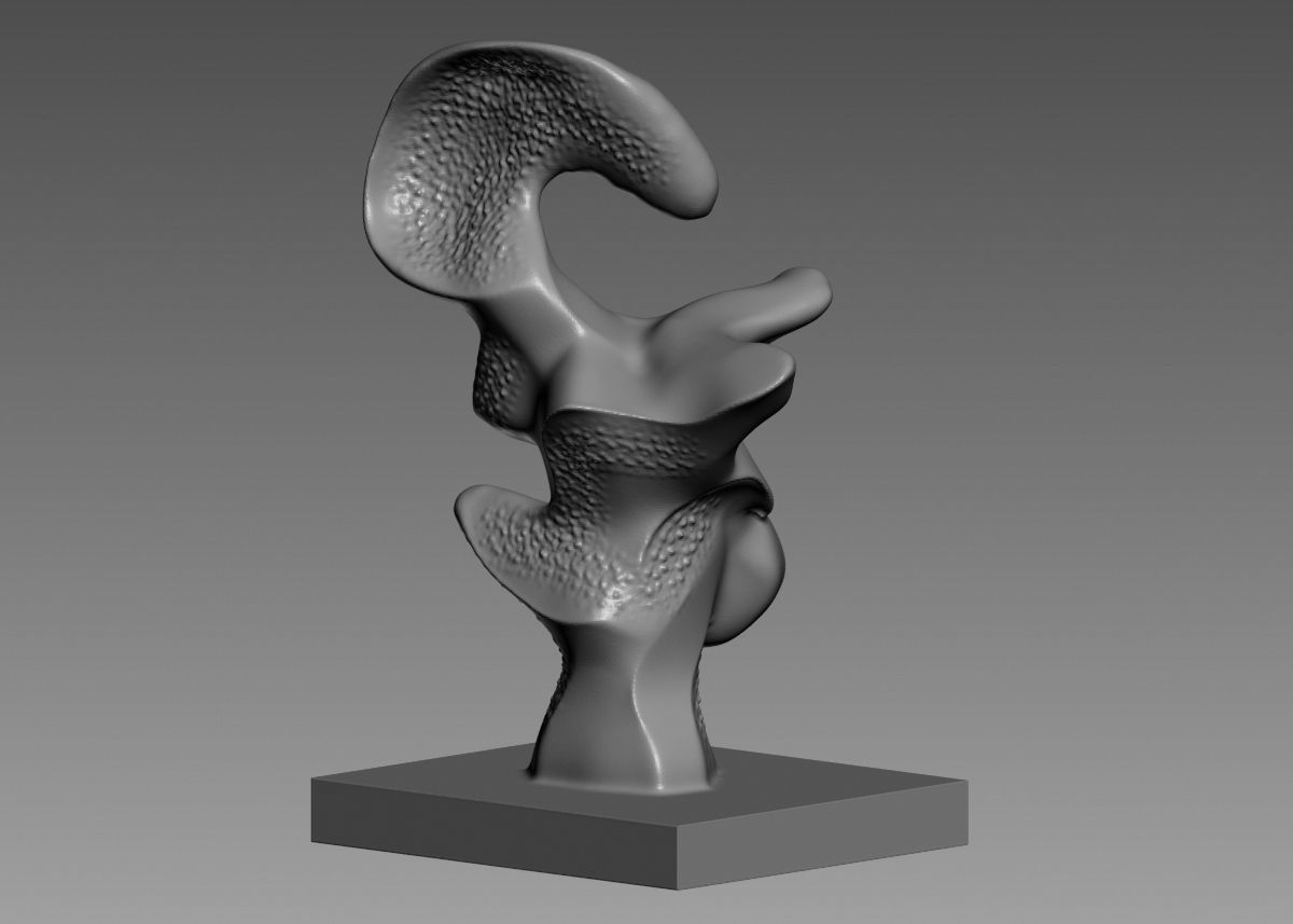 Modern Abstract Decorative sculpture 3d print model 3D print model_56