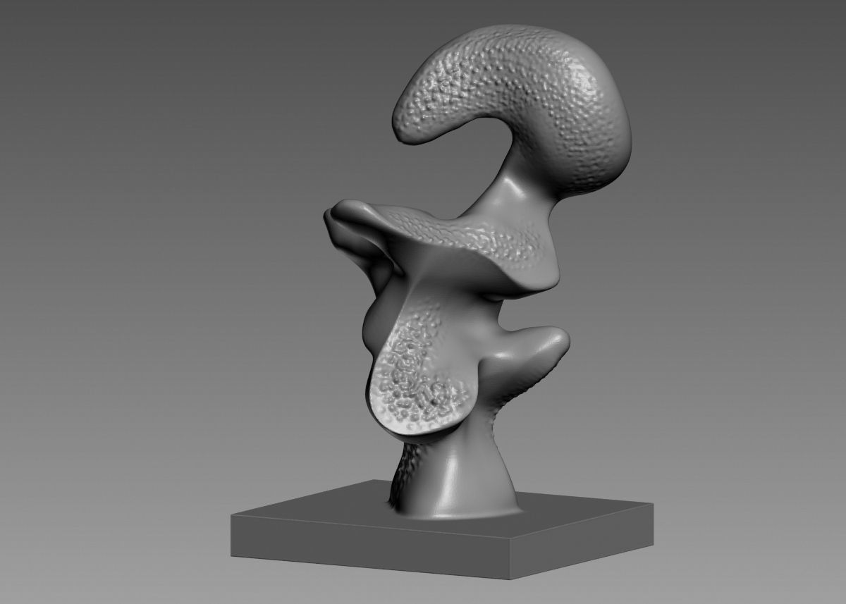 Modern Abstract Decorative sculpture 3d print model 3D print model_28