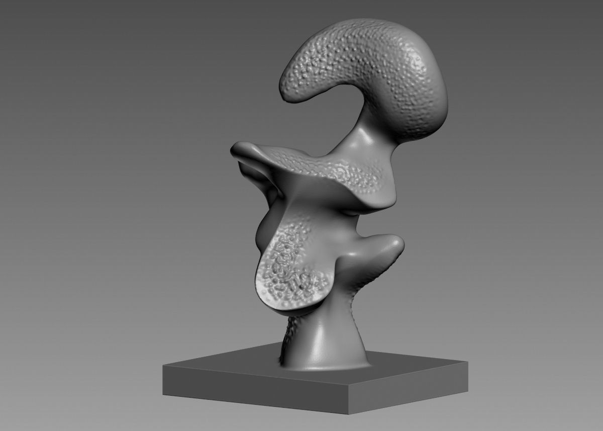 Modern Abstract Decorative sculpture 3d print model 3D print model_27
