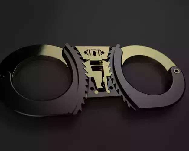 Fixed Handcuffs 3D print model