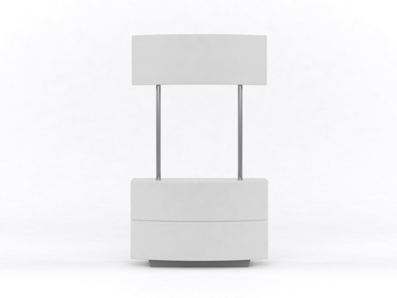 Portable Kiosk 3D model_1