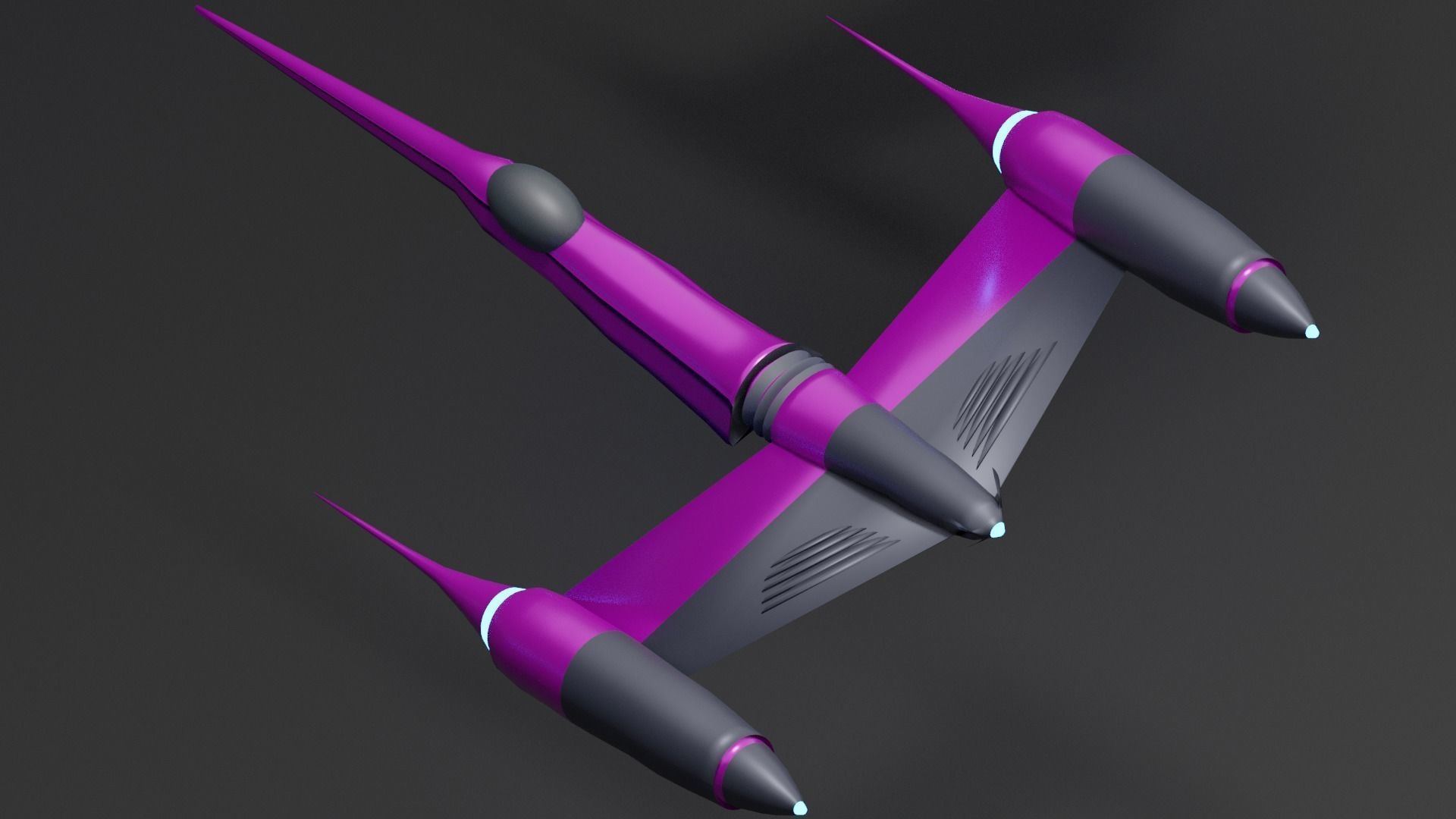 Space fighters I Spaceships I Spacecrafts Low-poly 3D model_13