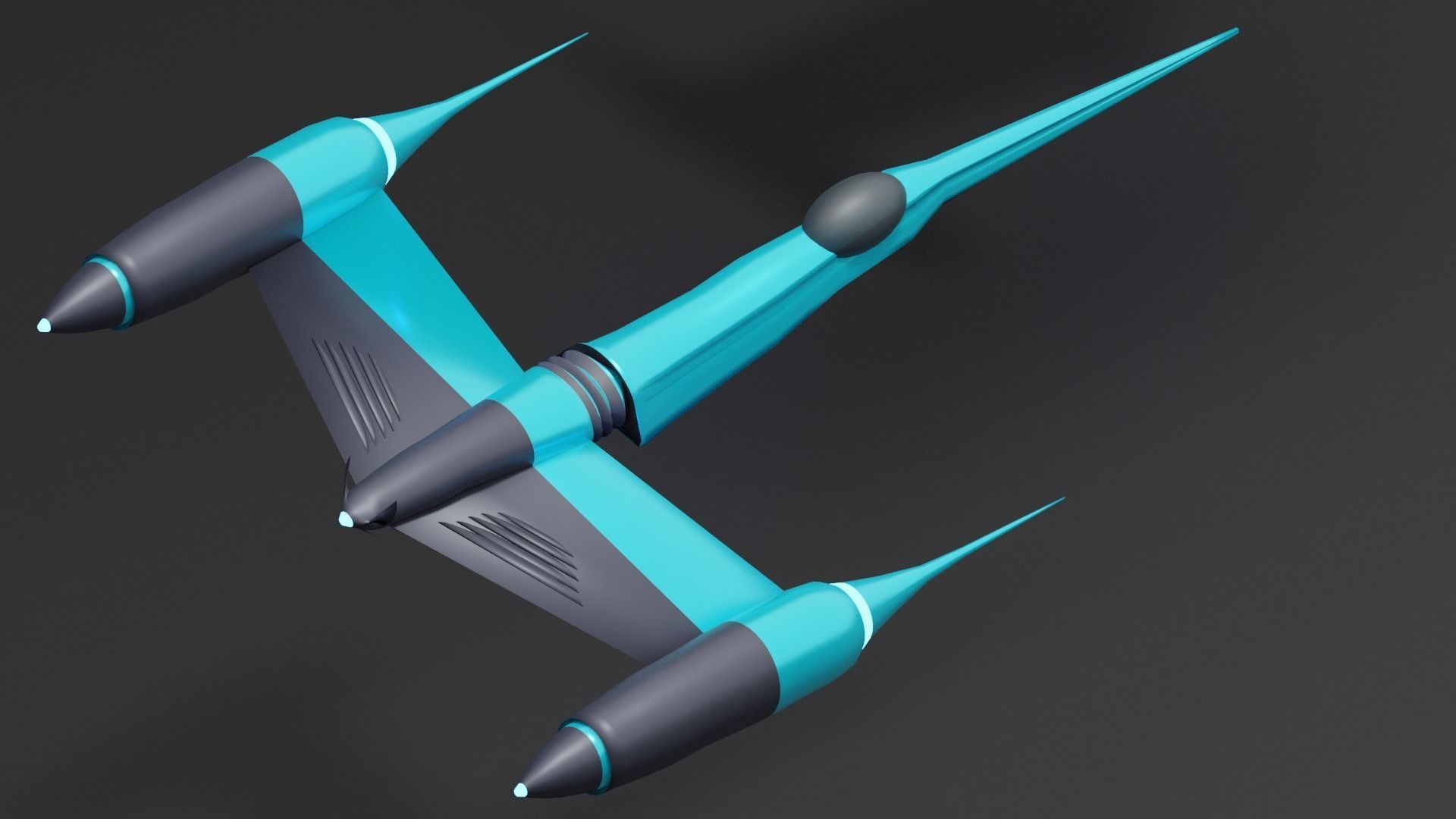 Space fighters I Spaceships I Spacecrafts Low-poly 3D model_10