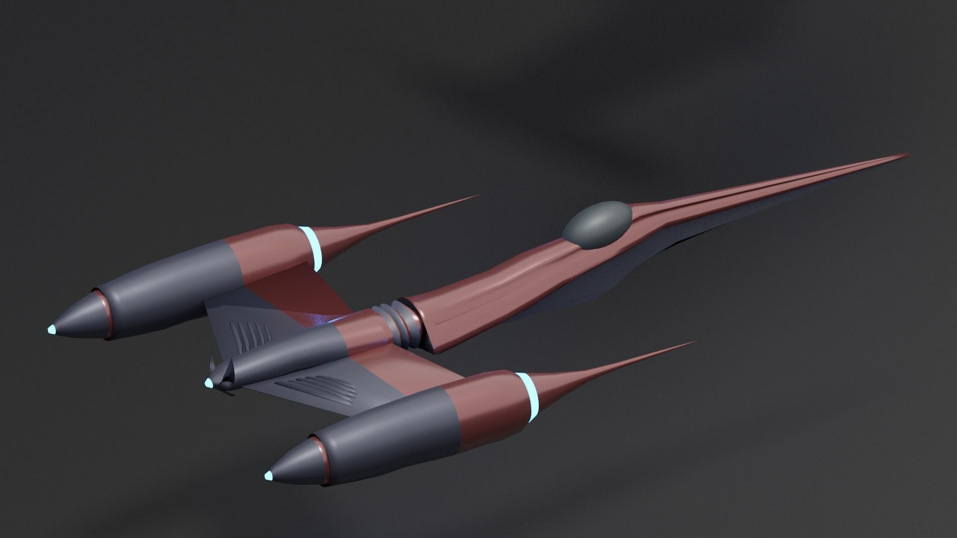Space fighters I Spaceships I Spacecrafts Low-poly 3D model_14