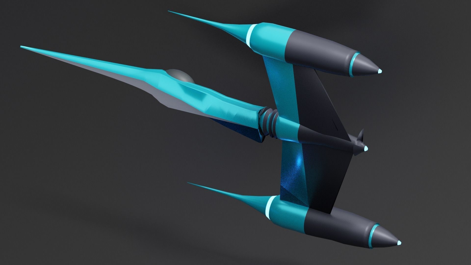 Space fighters I Spaceships I Spacecrafts Low-poly 3D model_11