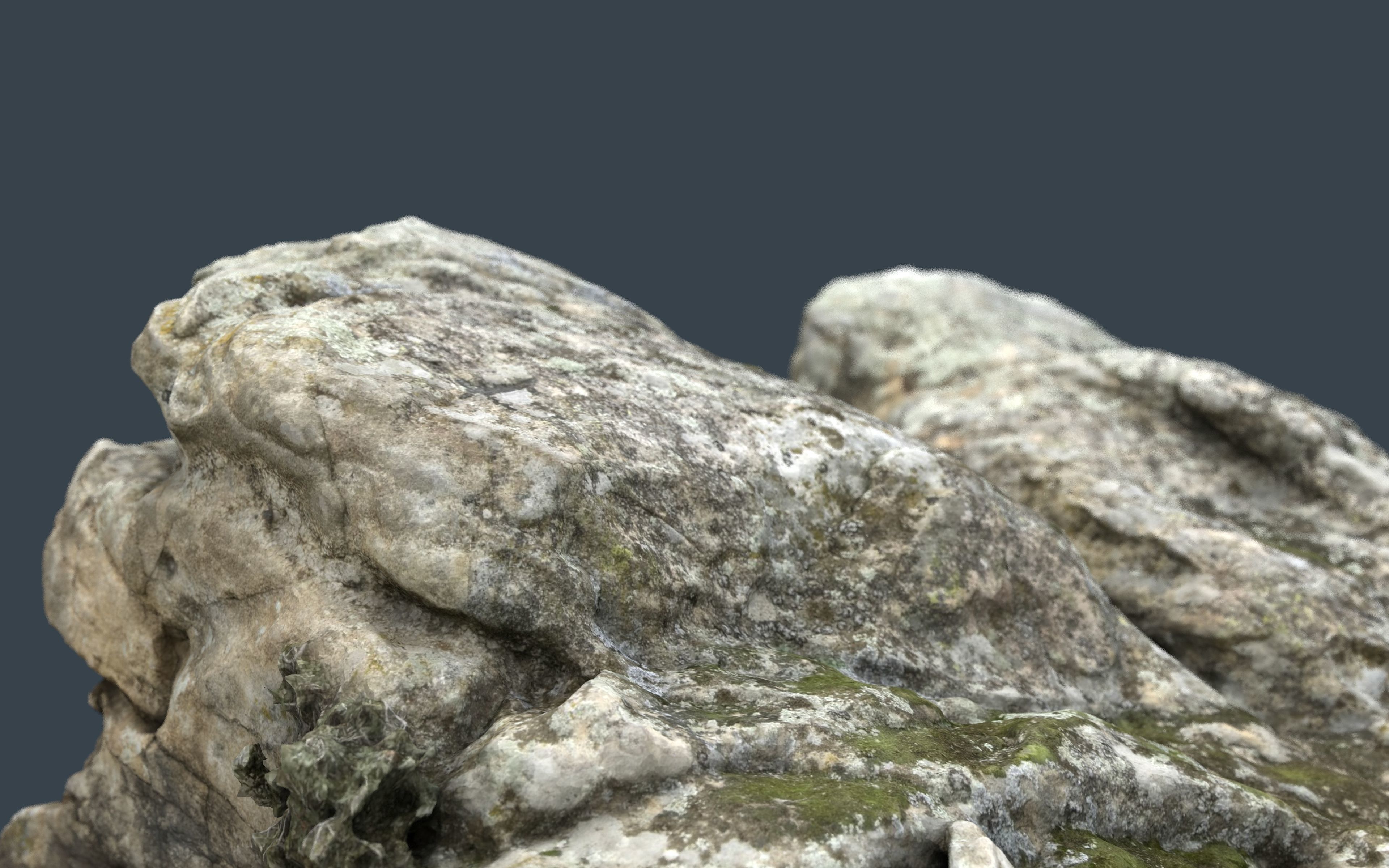 ROCK 33 Low-poly 3D model_13