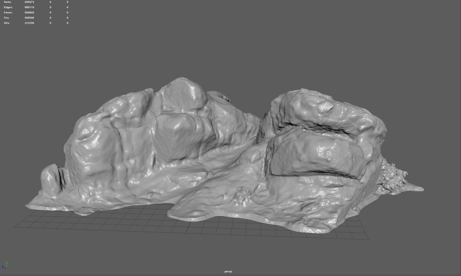 ROCK 33 Low-poly 3D model_5