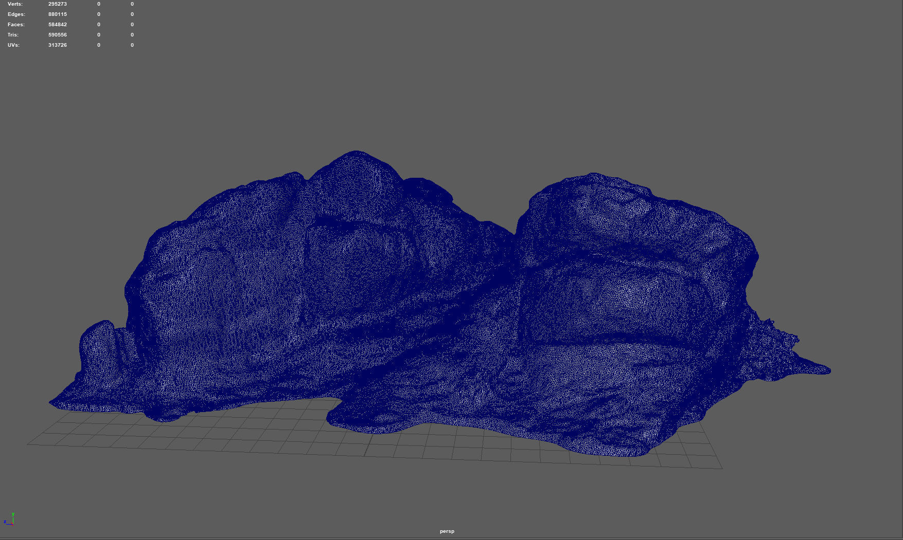ROCK 33 Low-poly 3D model_6