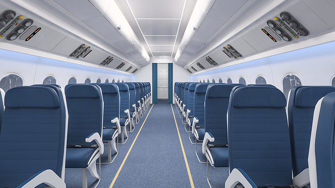Airplane Cabin 3D model 3D model