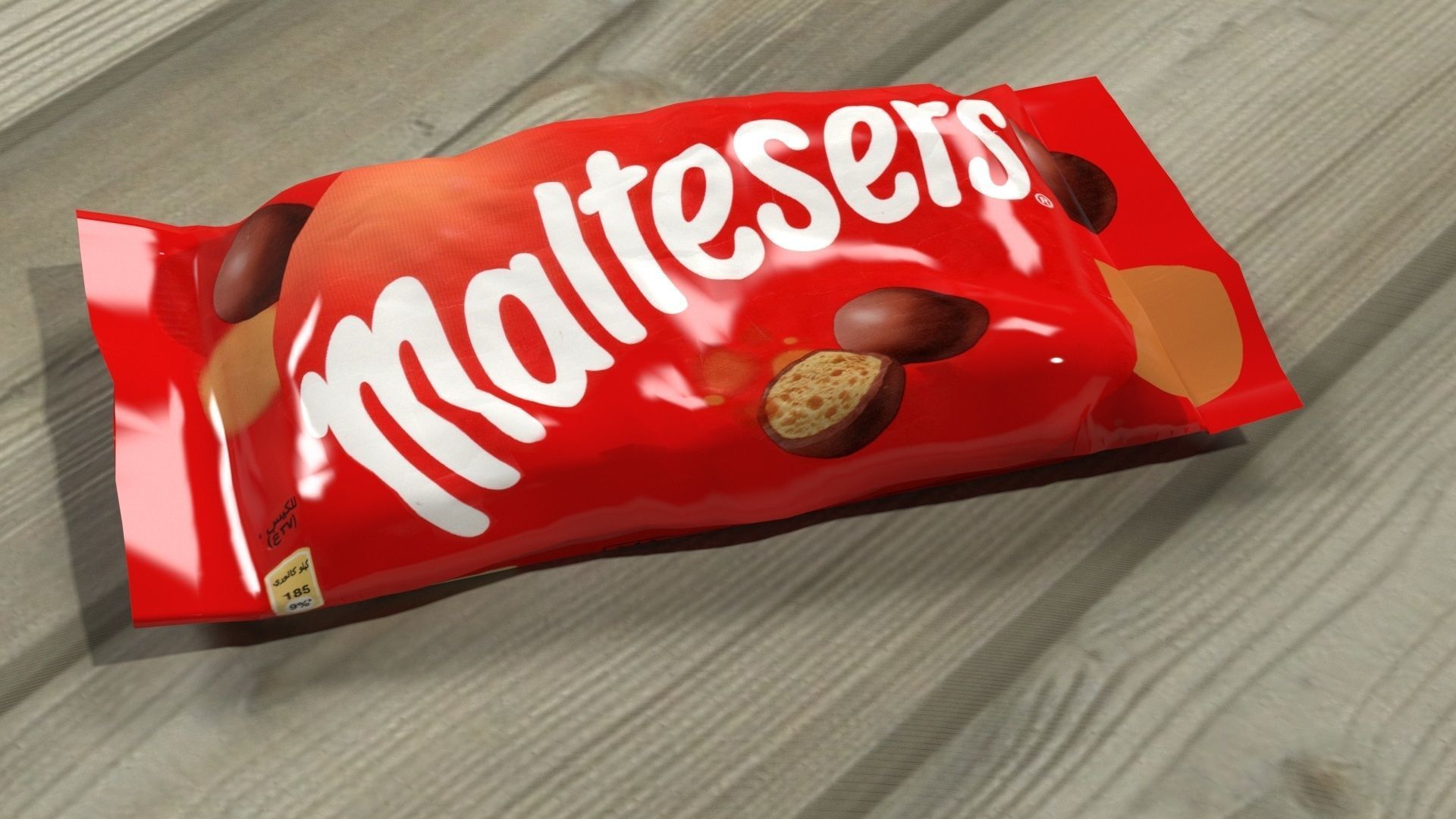 Maltesers paper bag 3D model_3