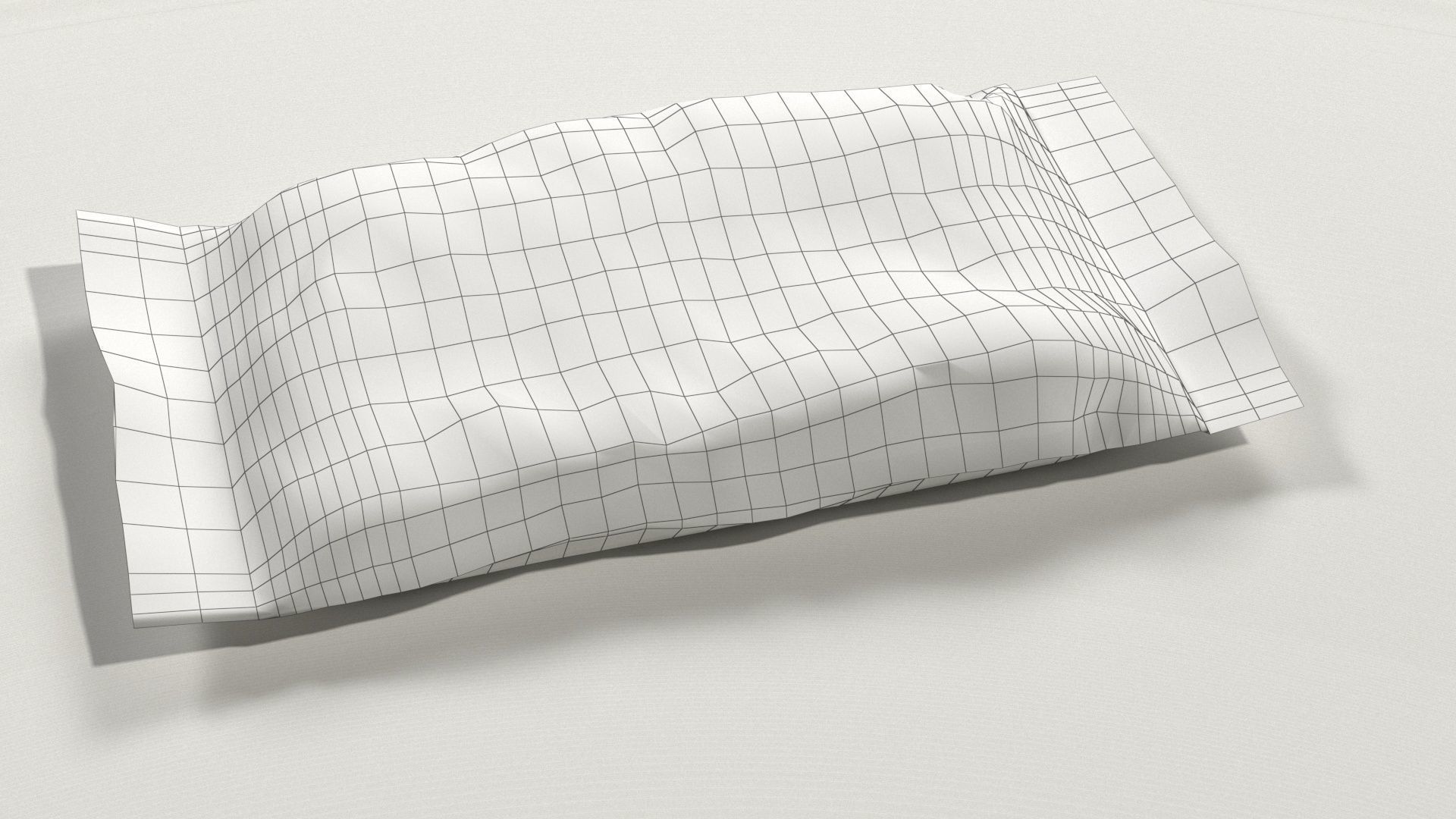 Maltesers paper bag 3D model_4