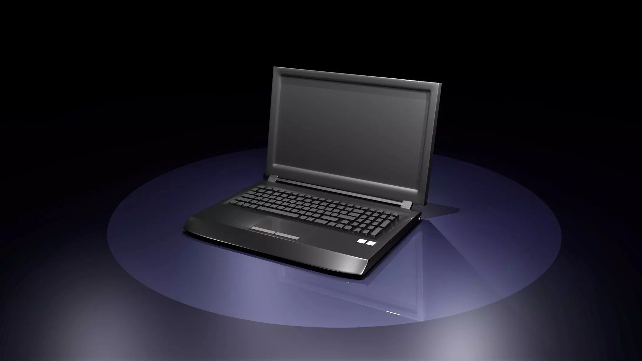 Laptop Free low-poly 3D model