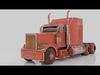 Low Poly Old Peterbilt  Free low-poly 3D model_1