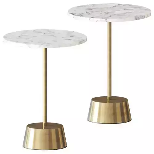 Maisie Side Table - West Elm 3D model