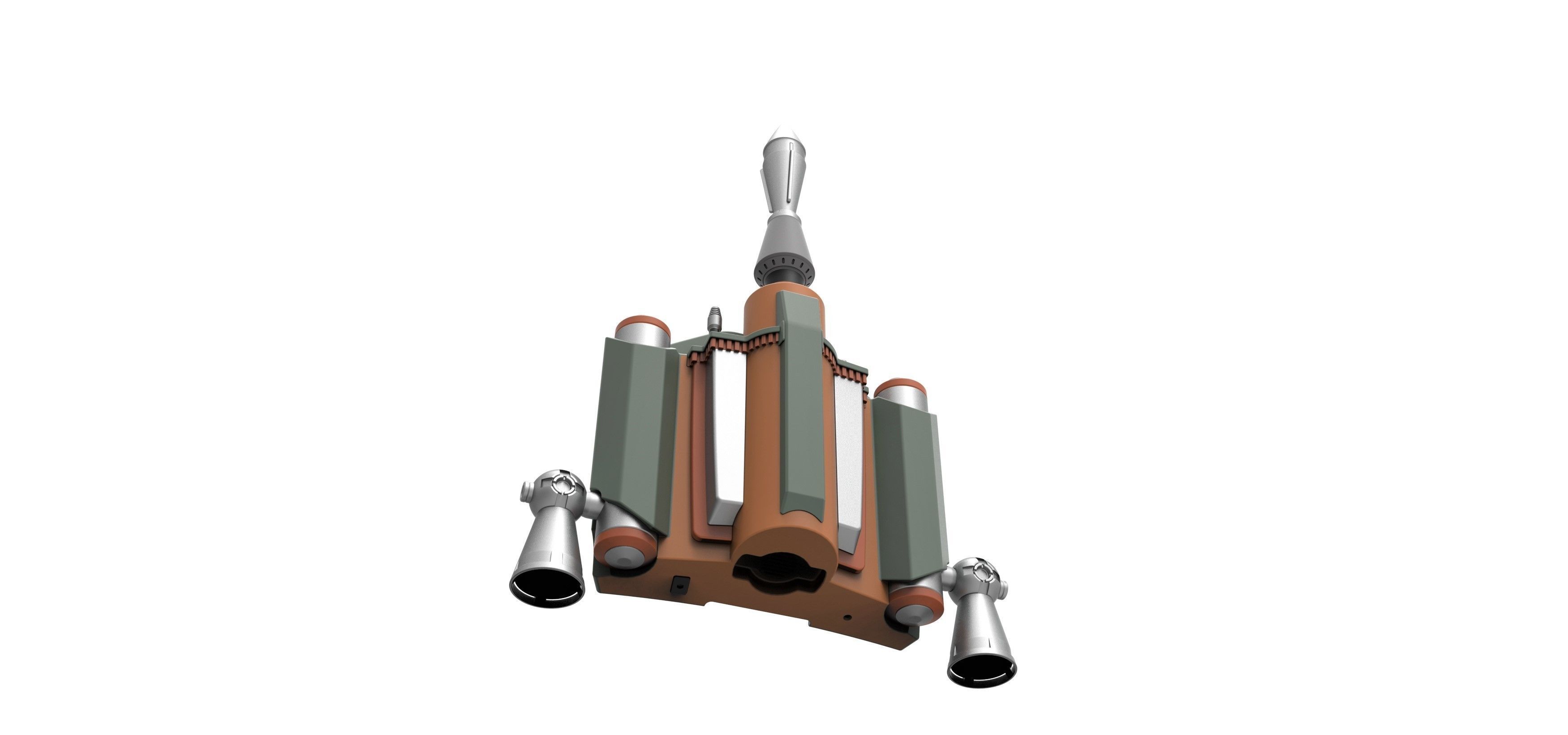 Boba Fett Jetpack from Star Wars The Empire Strikes Back 1980 3D print model_3