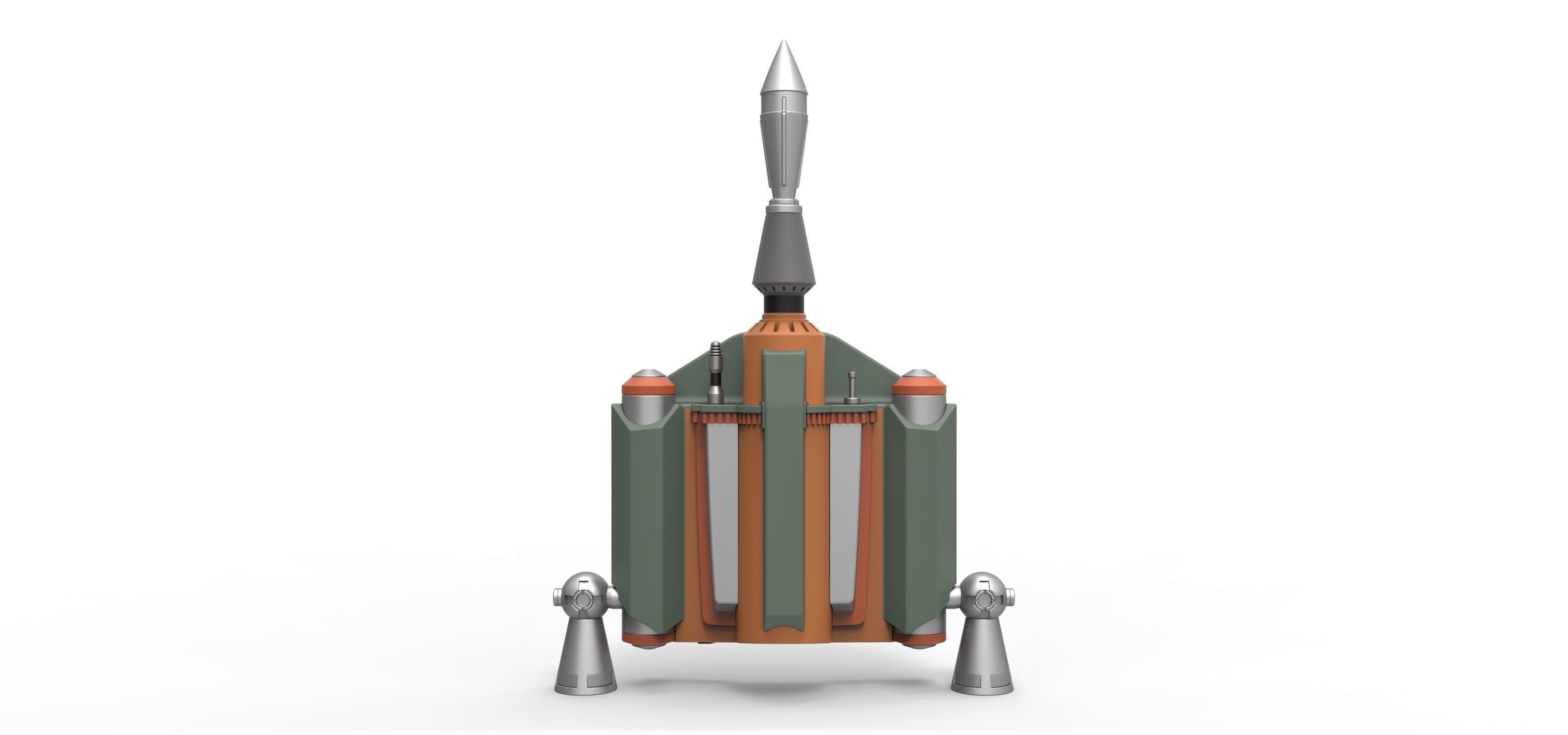 Boba Fett Jetpack from Star Wars The Empire Strikes Back 1980 3D print model_6