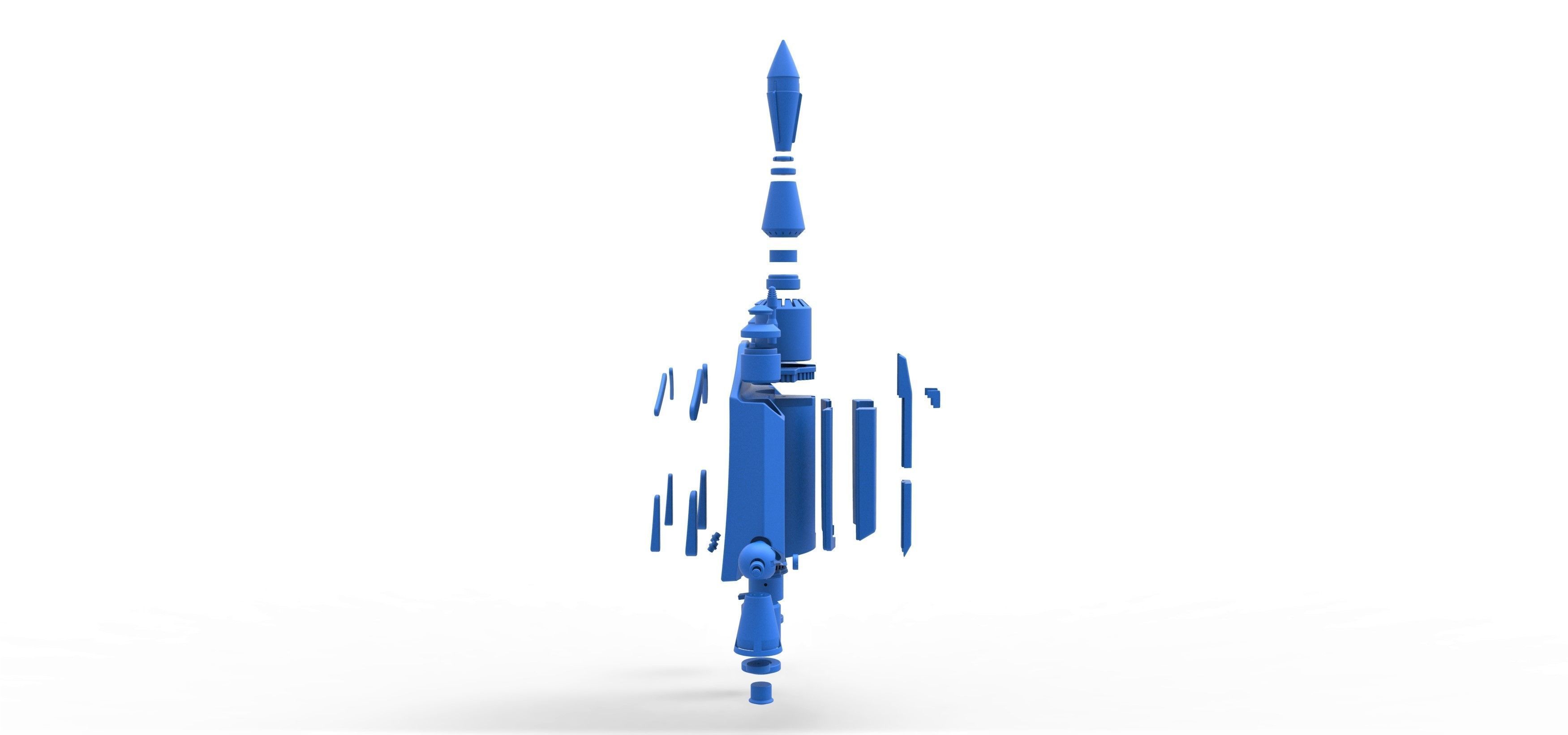 Boba Fett Jetpack from Star Wars The Empire Strikes Back 1980 3D print model_33