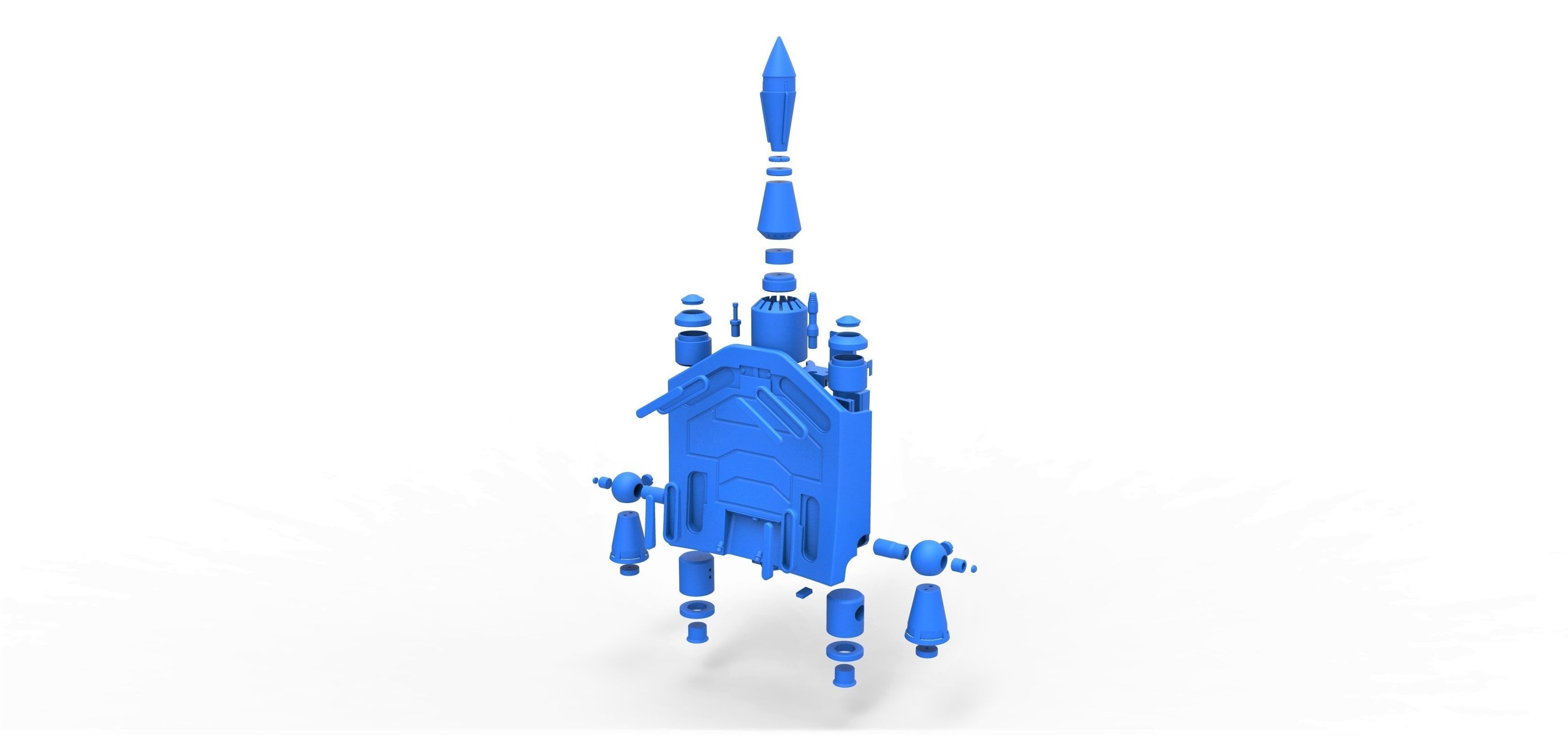 Boba Fett Jetpack from Star Wars The Empire Strikes Back 1980 3D print model_34