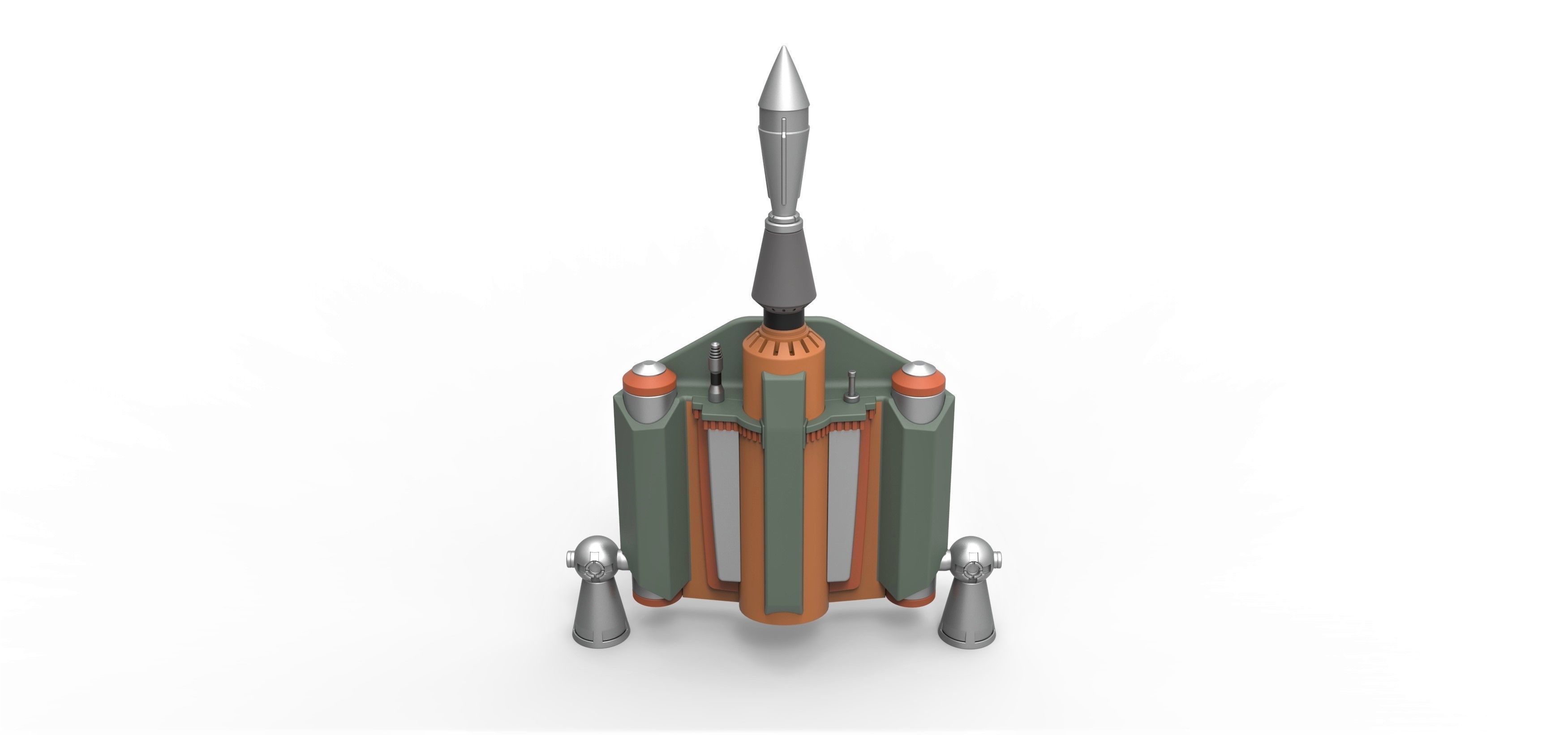 Boba Fett Jetpack from Star Wars The Empire Strikes Back 1980 3D print model_8