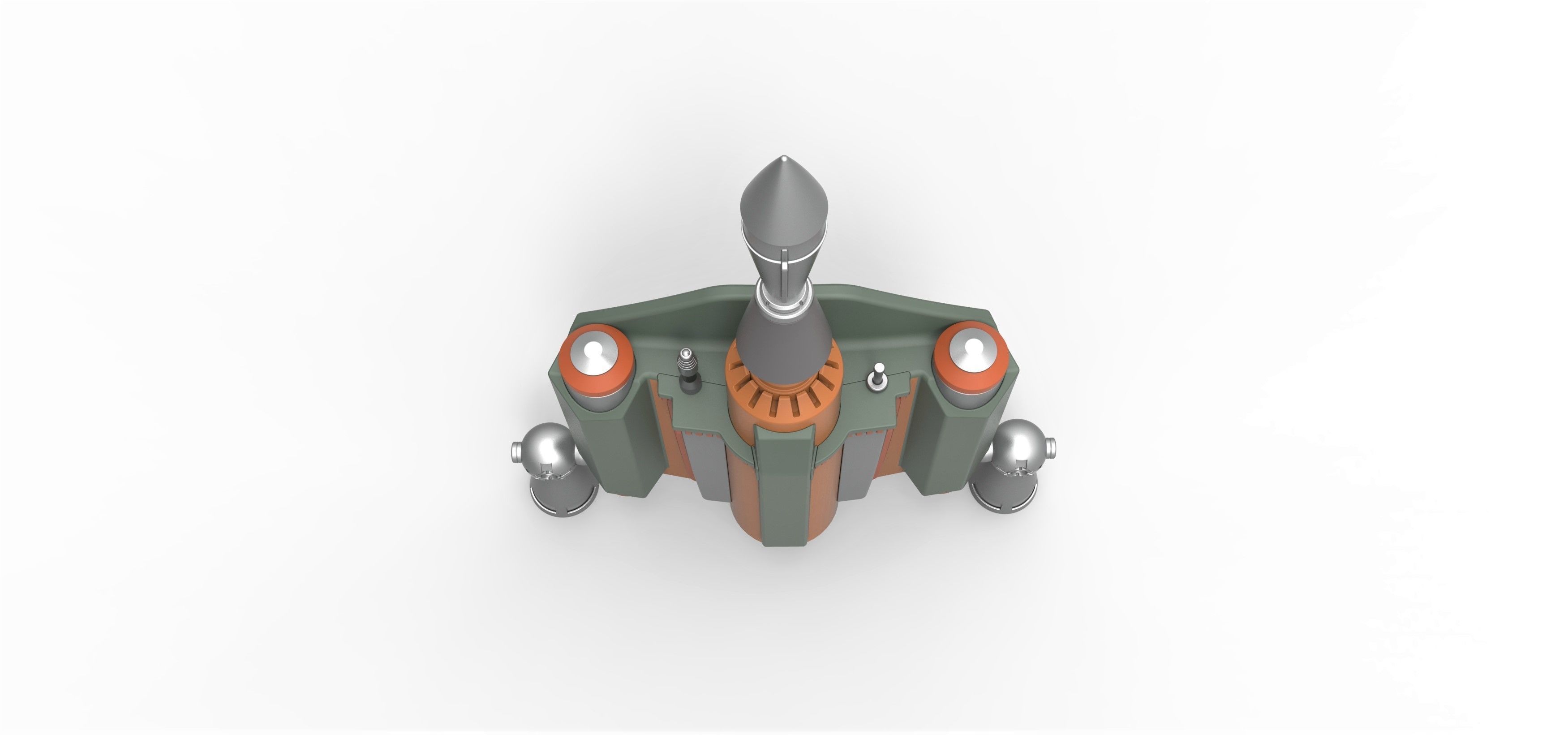 Boba Fett Jetpack from Star Wars The Empire Strikes Back 1980 3D print model_9