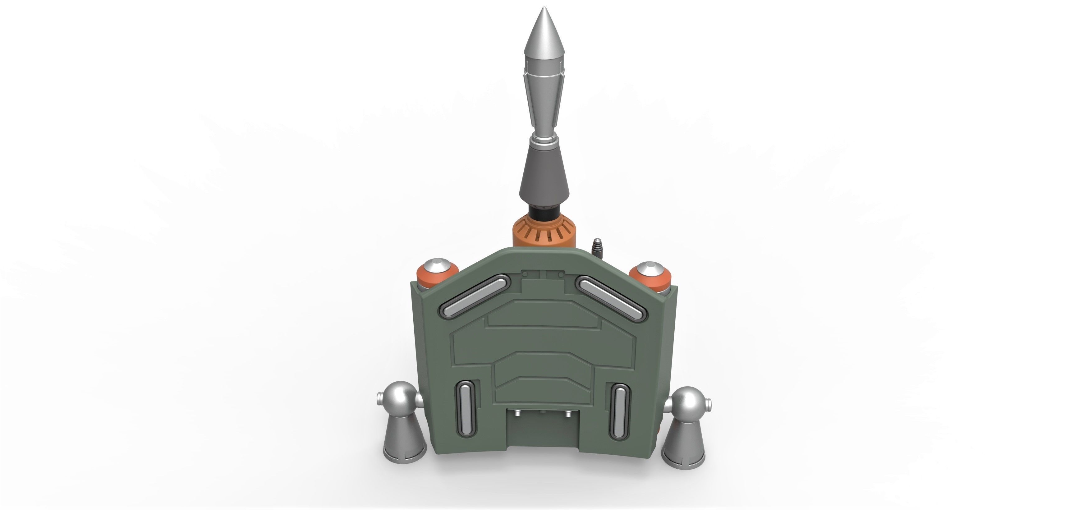 Boba Fett Jetpack from Star Wars The Empire Strikes Back 1980 3D print model_14