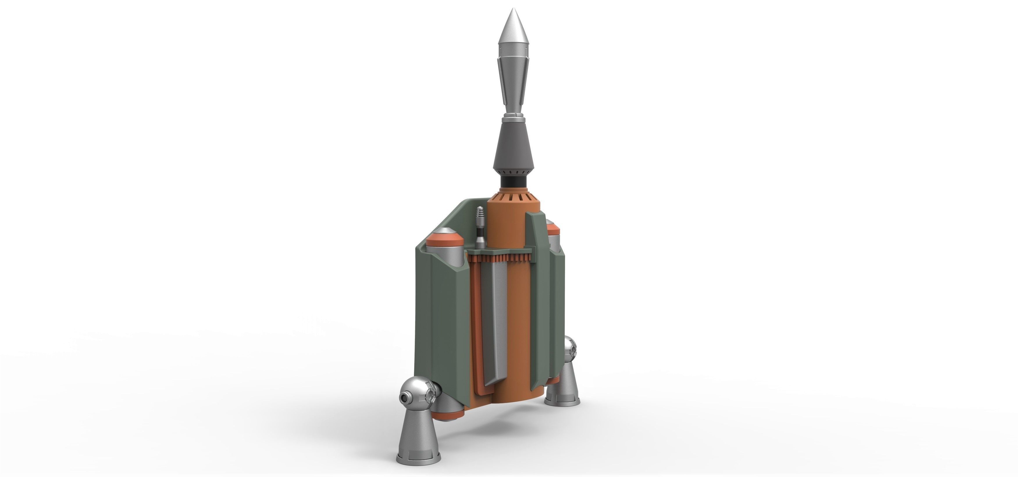 Boba Fett Jetpack from Star Wars The Empire Strikes Back 1980 3D print model_4
