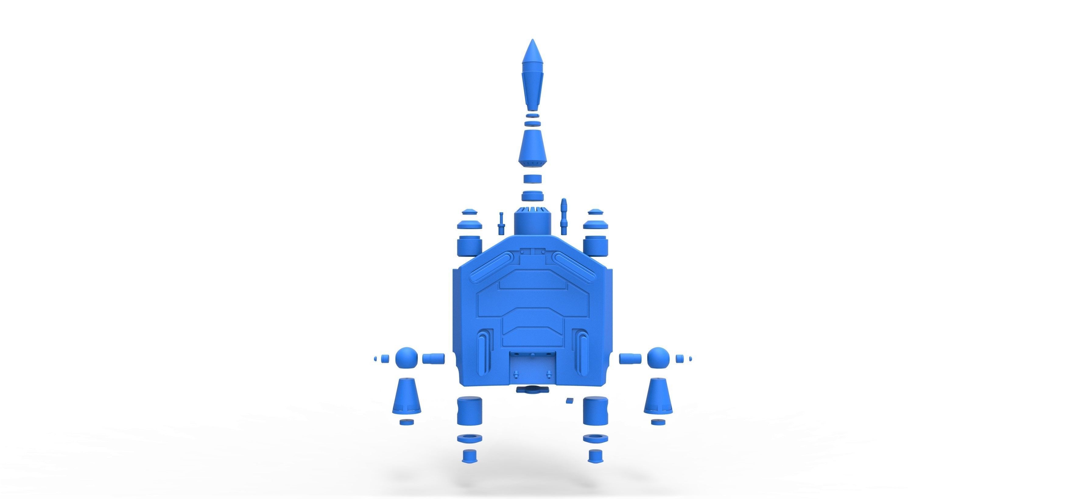 Boba Fett Jetpack from Star Wars The Empire Strikes Back 1980 3D print model_37