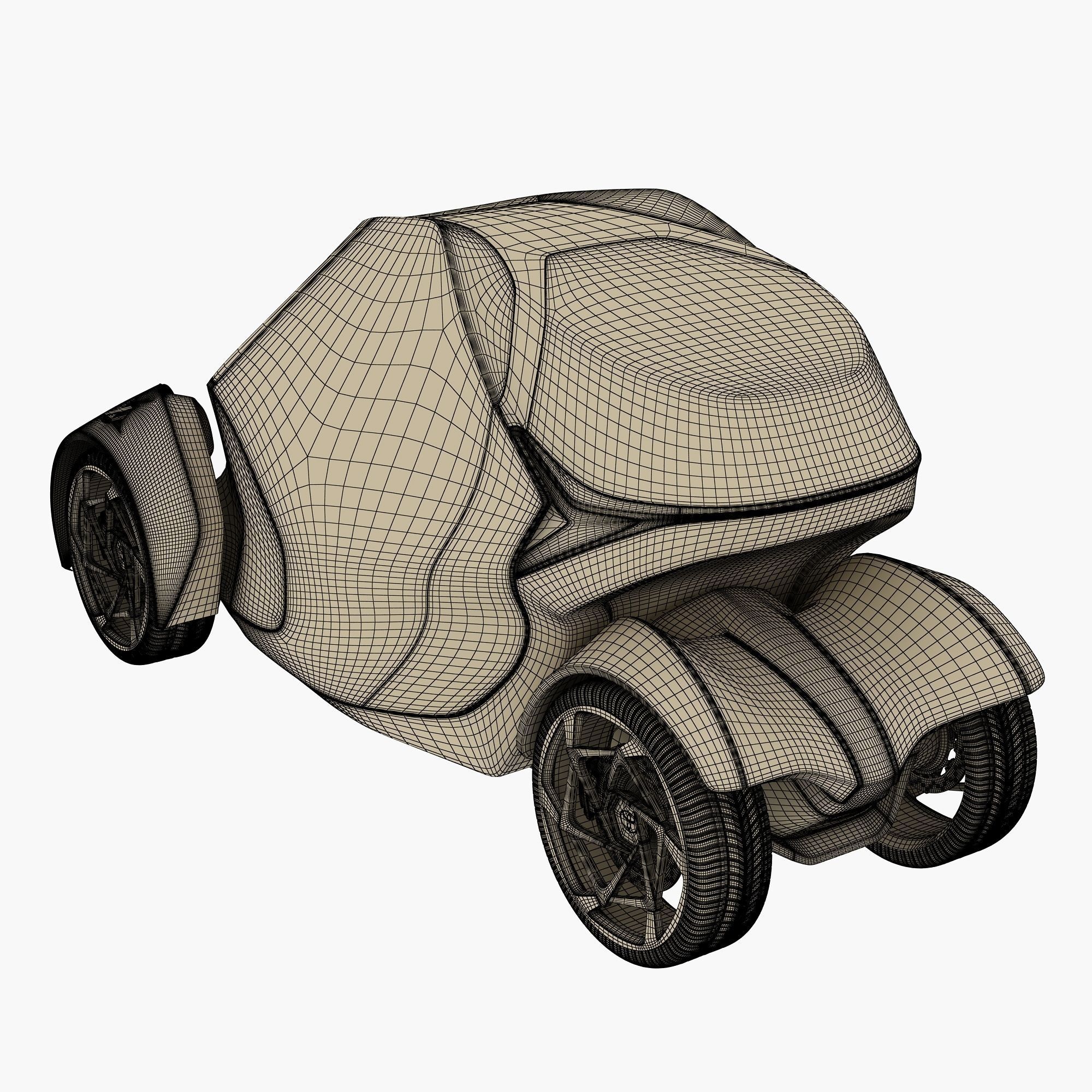 Toyota i-Tril 2017 3D model_8